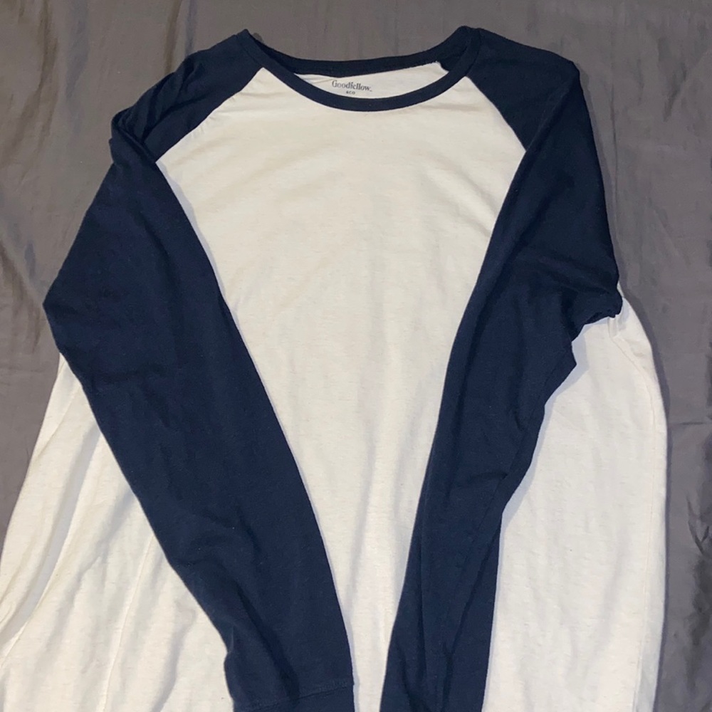 Goodfellow Long Sleeve Baseball Tee XLarge
